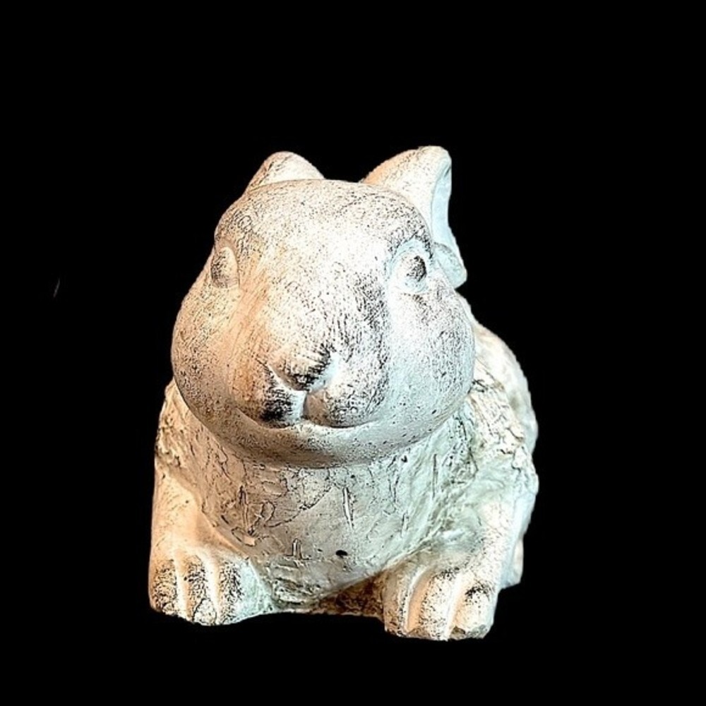 Farmhouse‎ French Concrete Bunny Rabbit Figurine Spring Home Decor - Picture 3 of 8
